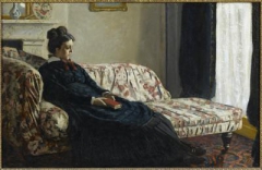 Claude Monet Méditation. Mme Monet au canapé, vers 1871. Huile sur toile, H. 48 x L. 75 cm UTILISATION DP et photothèque.jpg