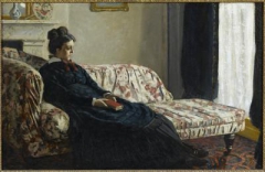 Claude Monet Méditation. Mme Monet au canapé, vers 1871. Huile sur toile, H. 48 x L. 75 cm UTILISATION DP et photothèque.jpg